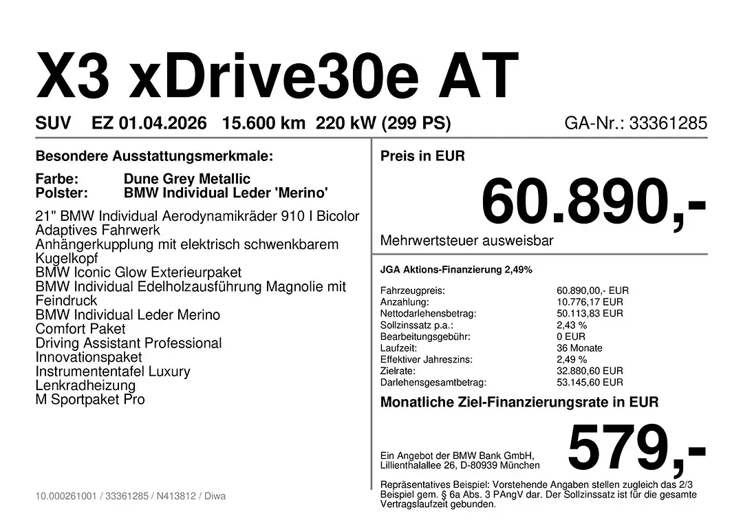 BMW X3 - Thumbnail 4